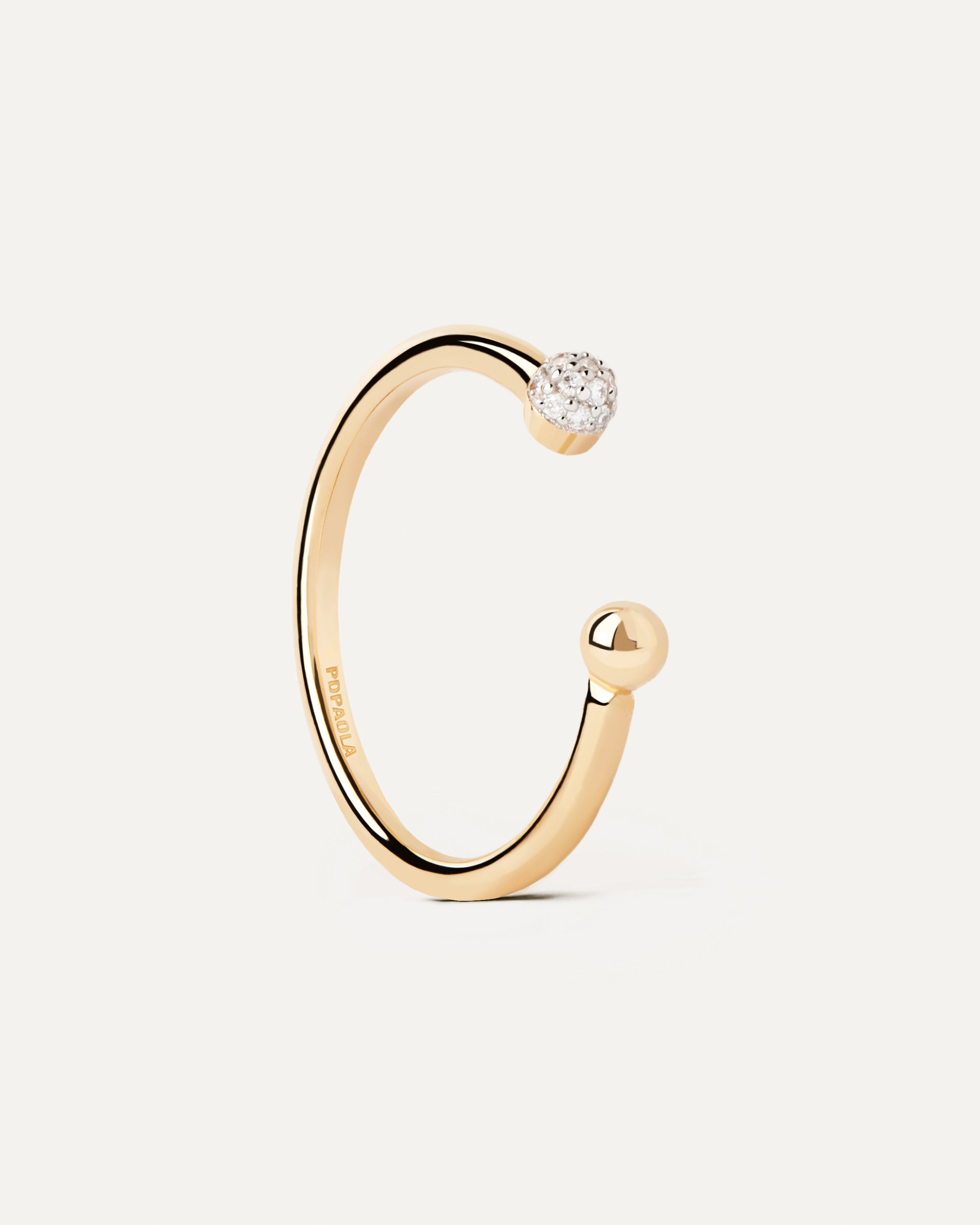 Clara Diamond & Gold Ring for Women - Elegant 14K Gold Engagement & Wedding Band - Perfect for Proposals, Anniversaries, and Special Occasions