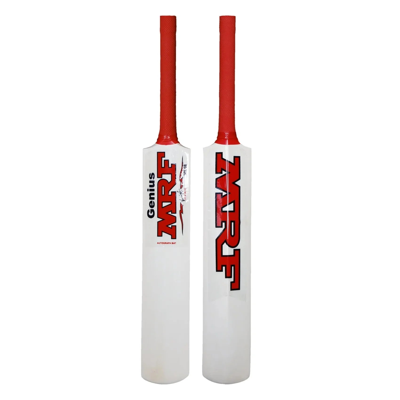 MRF Autograph Cricket Bat - Premium English Willow Wood - Signed by Legendary Players - Perfect for Professional Matches & Collectors