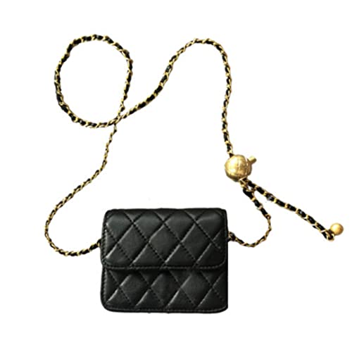 Mini Belt Bag for Women - Fashionable Small Waist Bag | Y2K Trendy Accessories (Black, Small) | Perfect for Running, Travel & Everyday Use