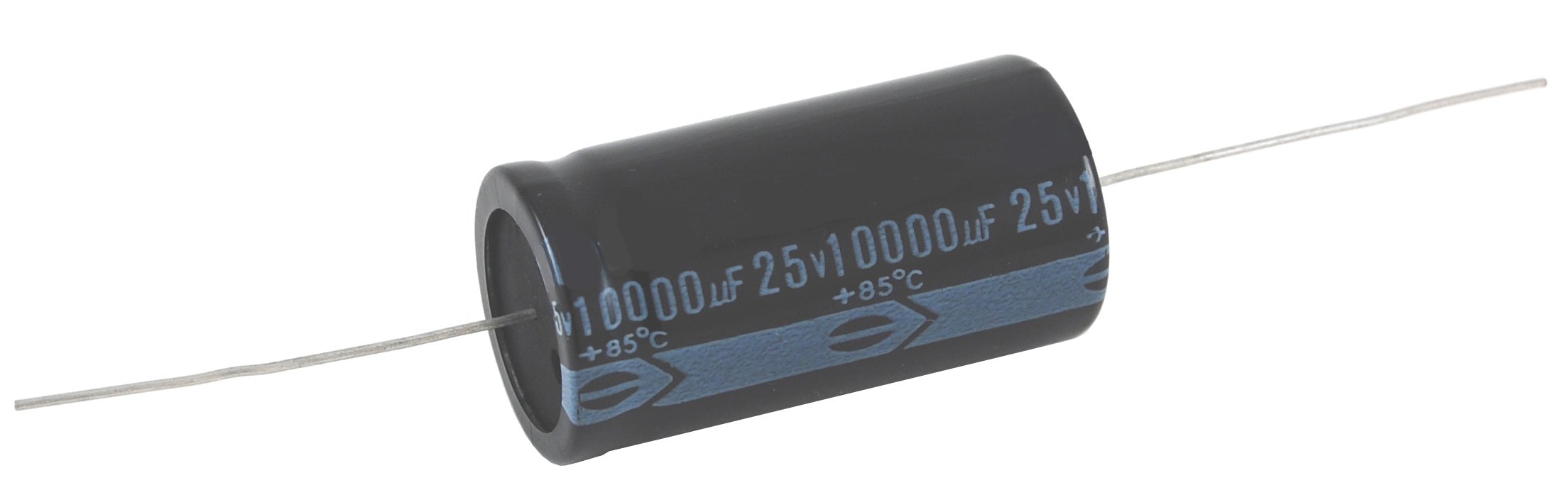 NTE Electronics NEH33M50CB Series 33µF 50V Axial Lead Aluminum Electrolytic Capacitor ±20% Tolerance - Ideal for Power Supplies, Audio Equipment & Electronic Repairs