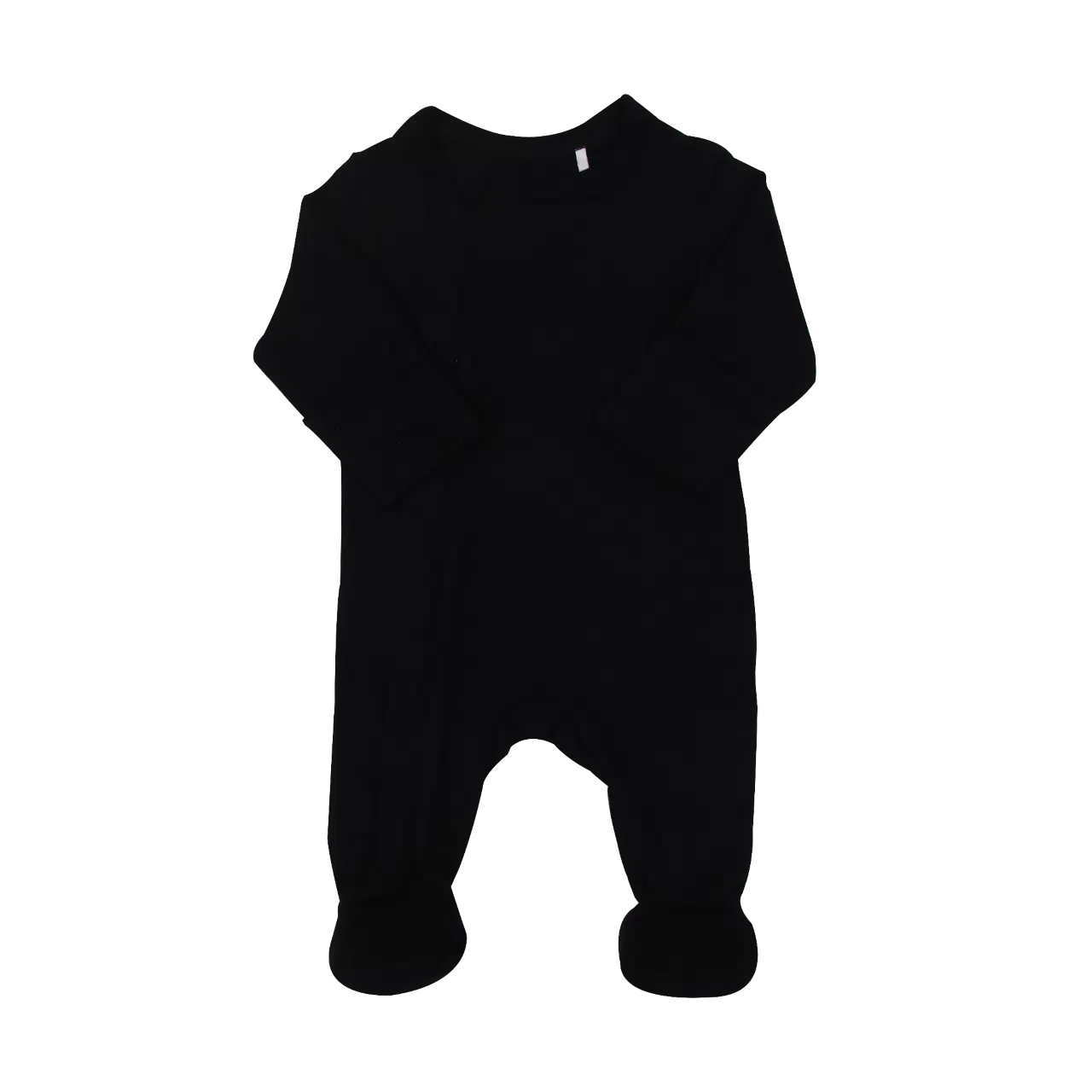 Coccoli Modal 2-Way Zipper Footie Pajamas for Babies & Toddlers - Soft Stretchy Black Sleepwear for Boys & Girls - Perfect for Bedtime & Lounging at Home