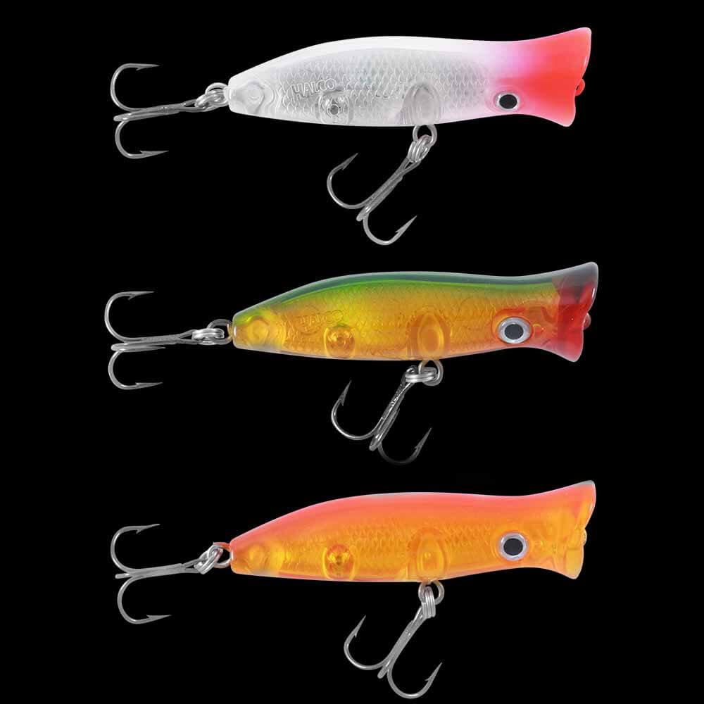 Halco Roosta Popper 60 - Premium Fishing Lure for Saltwater & Freshwater - Topwater Popper Bait for Bass, Snapper & Barramundi - Perfect for Surf Fishing & Kayak Angling