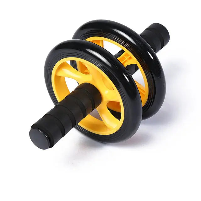 Double Wheel Ab Roller for Core Workouts - Abdominal Exercise Wheel for Home Gym & Fitness Training - Perfect for Abs, Back & Full Body Workout