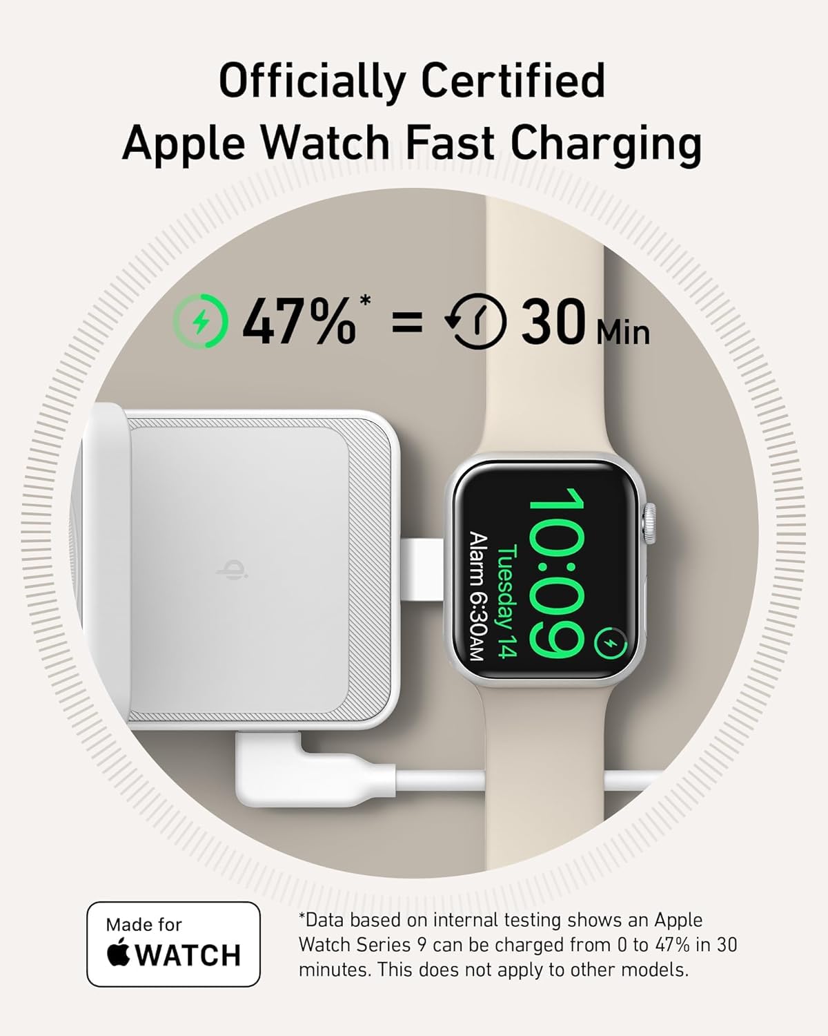 Anker MagGo 3-in-1 Wireless Charging Station with MagSafe | Qi2 Certified 15W Fast Charging | Compatible with iPhone 16/15, AirPods & Apple Watch | Includes 40W USB-C Adapter | Perfect for Home, Office & Travel Charging