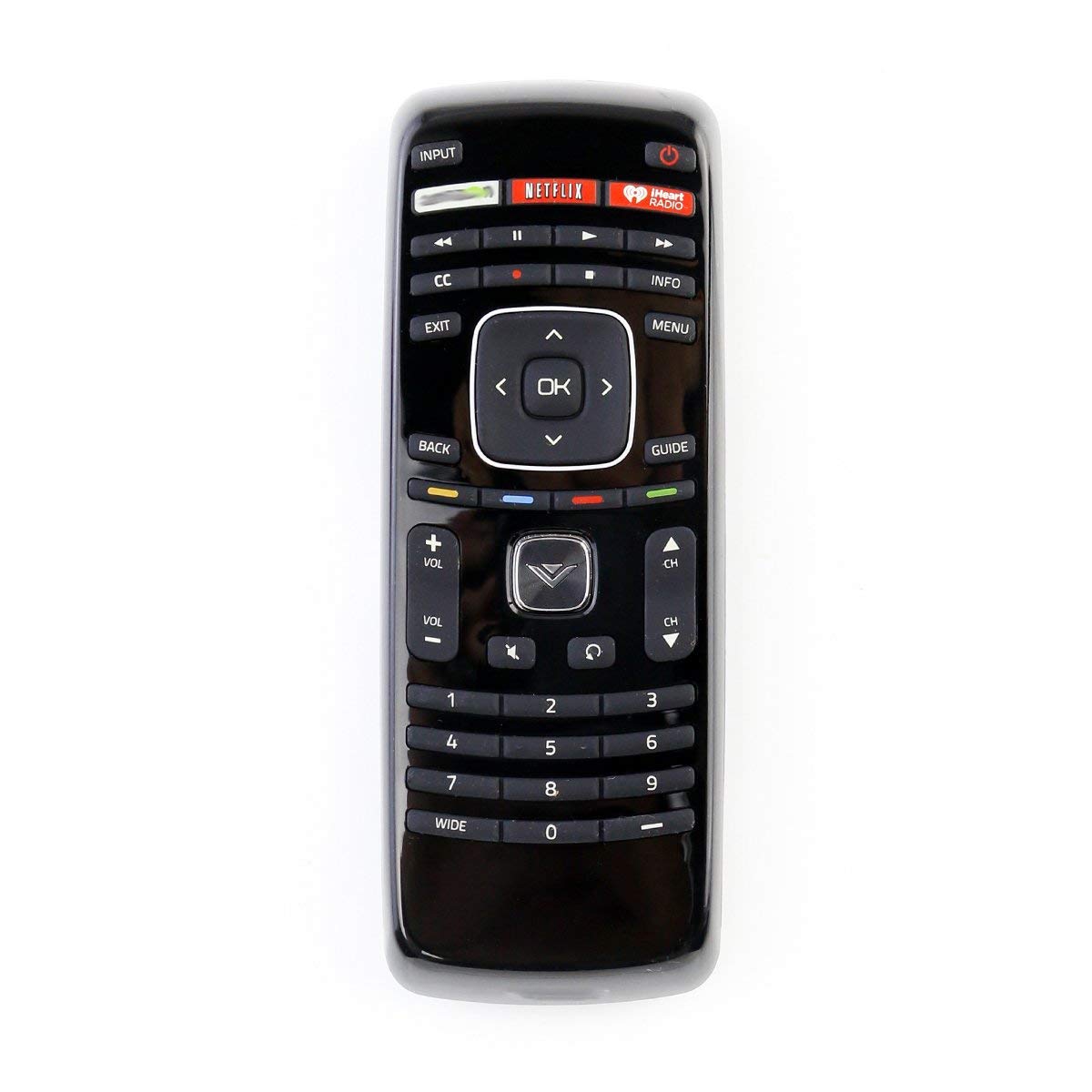 Refurbished XRT112 Universal Remote Control Compatible with Vizio Smart LED TVs - Netflix & iHeartRadio Buttons Included | Perfect for Home Entertainment & Smart TV Streaming
