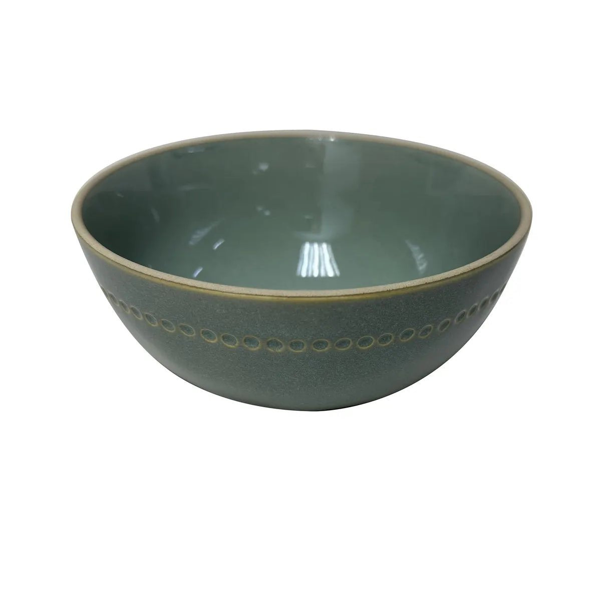 Premium Araucana Green Soup Bowl Set - 4-Piece Ceramic Dinnerware for Soup, Salad & Dessert - Elegant & Durable for Daily Use, Entertaining & Gifts