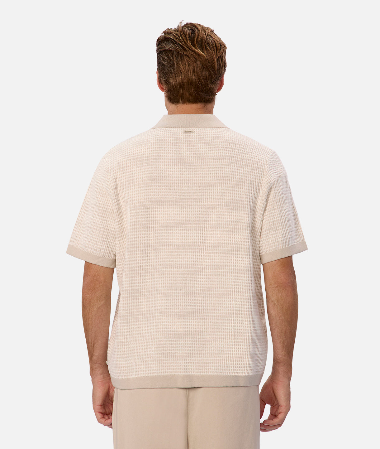 The Escala Polo Shirt for Men - Premium Stone Off White Cotton Casual Wear | Perfect for Office, Golf & Outdoor Activities