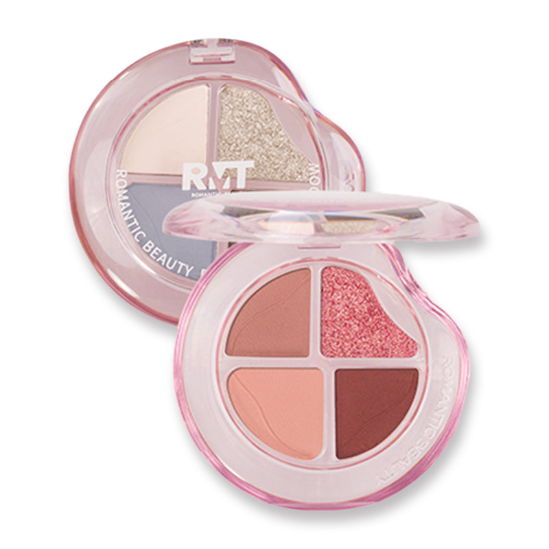 RMT Bubbles Quad Eyeshadow Palette - 4 Highly Pigmented Matte & Shimmer Eyeshadows for Day & Night Makeup Looks | Perfect for Parties, Weddings & Everyday Wear