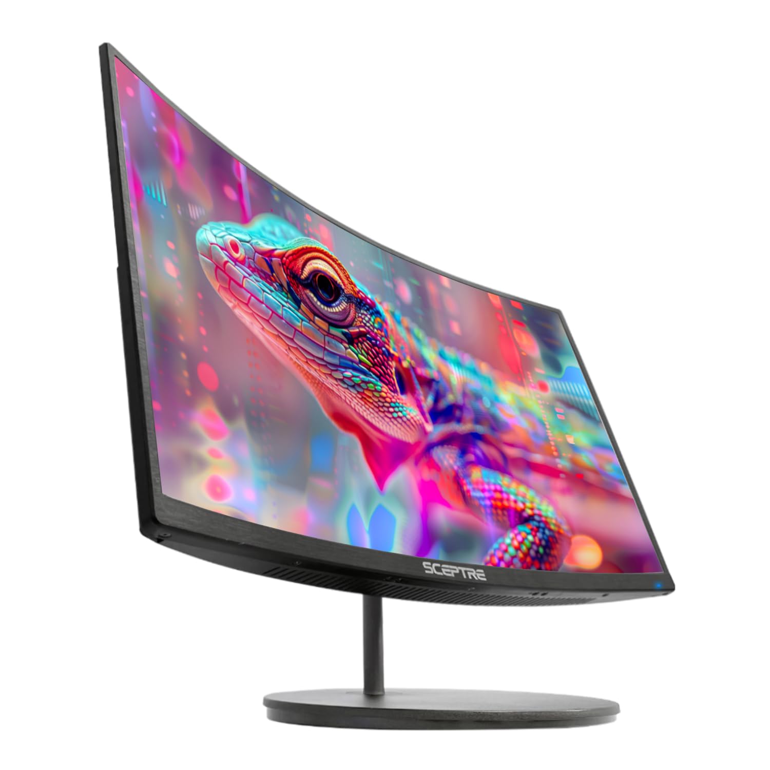 Sceptre 27-Inch Curved Gaming Monitor - Full HD 1080p, 75Hz Refresh Rate, HDMI & VGA Ports, Built-in Speakers, Ultra-Thin Bezel Design - Perfect for Home Office, Gaming & Entertainment (C275W-1920RN)