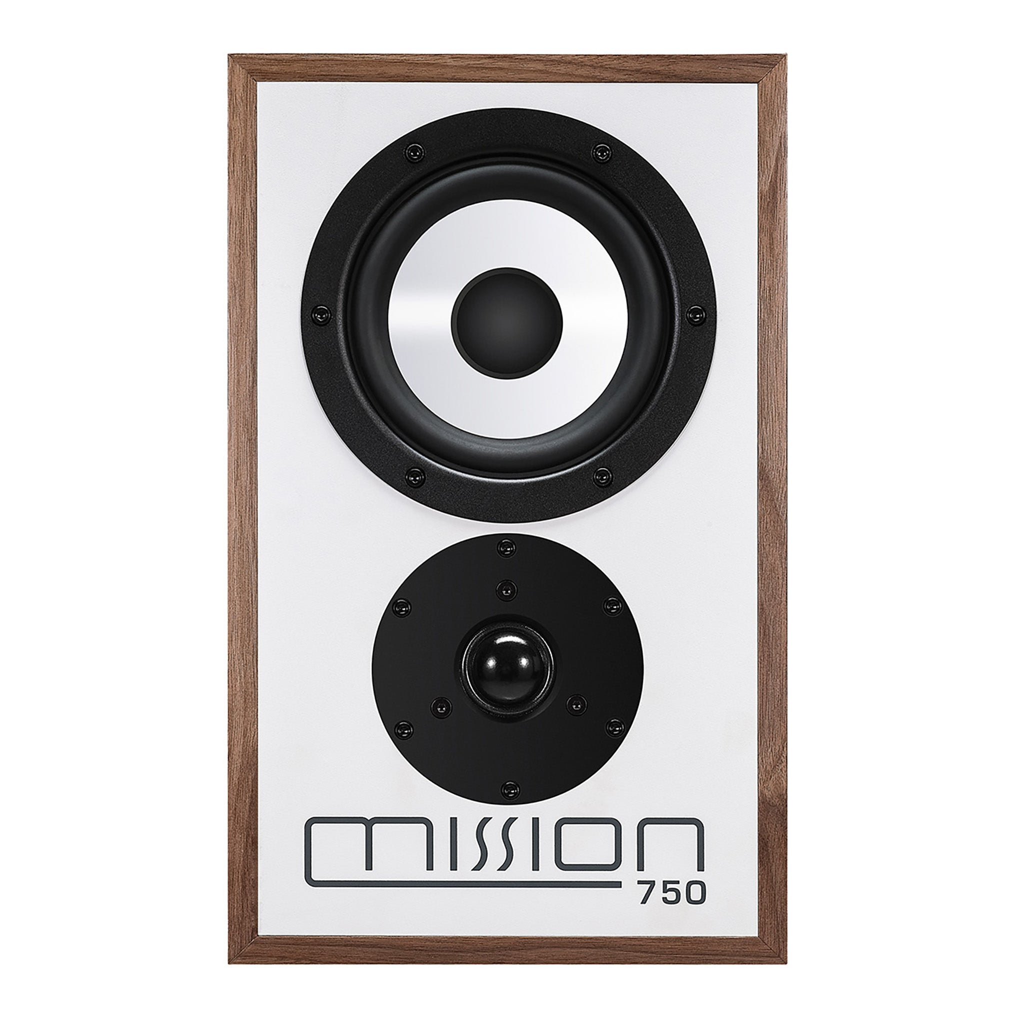 Mission 750 Bookshelf Speakers (Pair) - High Fidelity Stereo Sound for Home Audio, Music Listening & Home Theater Systems