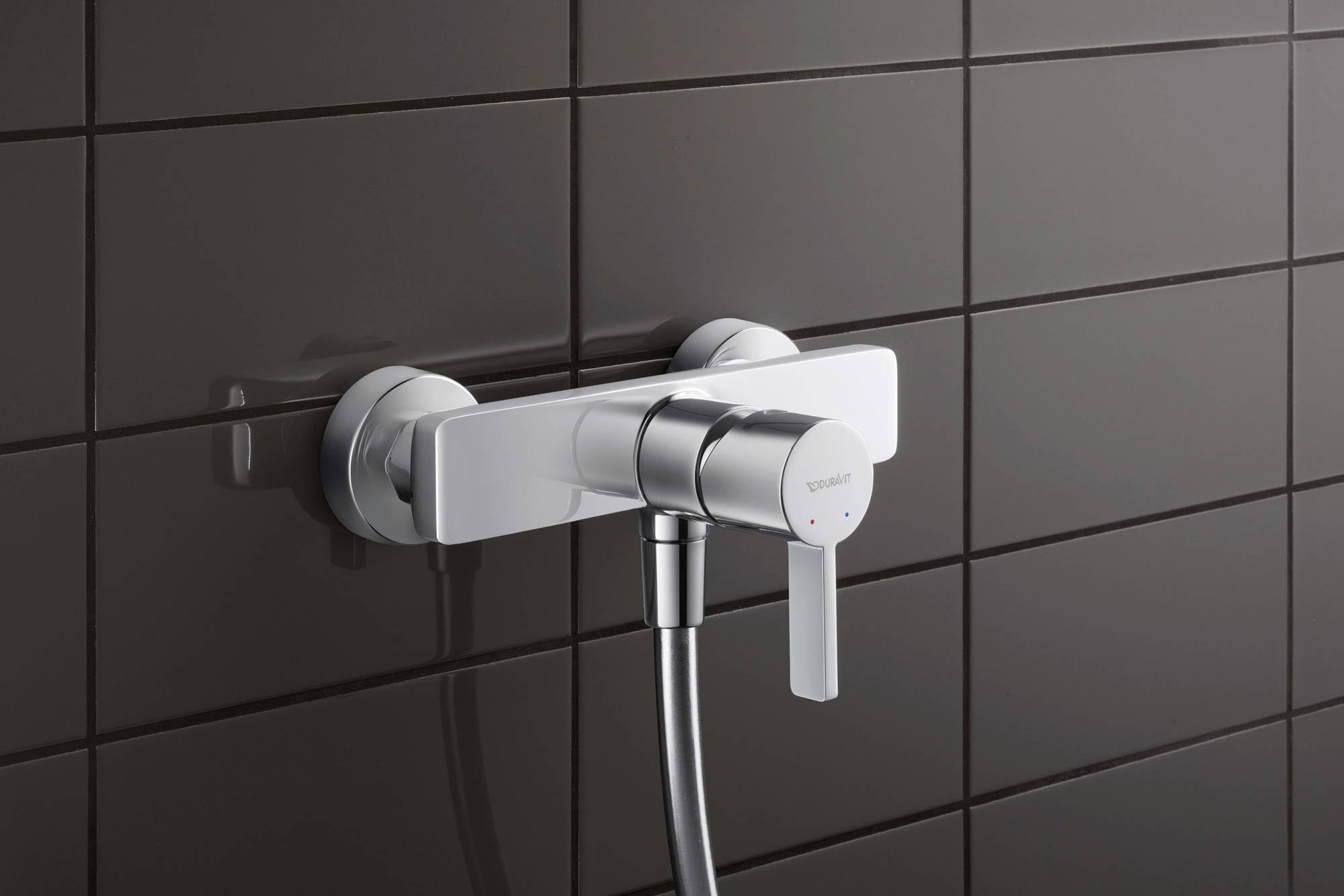 Duravit D-Neo Single Lever Exposed Shower Mixer Valve, 1 Outlet, Model DE4230000010 - Perfect for Modern Bathroom Renovations and Luxury Shower Installations
