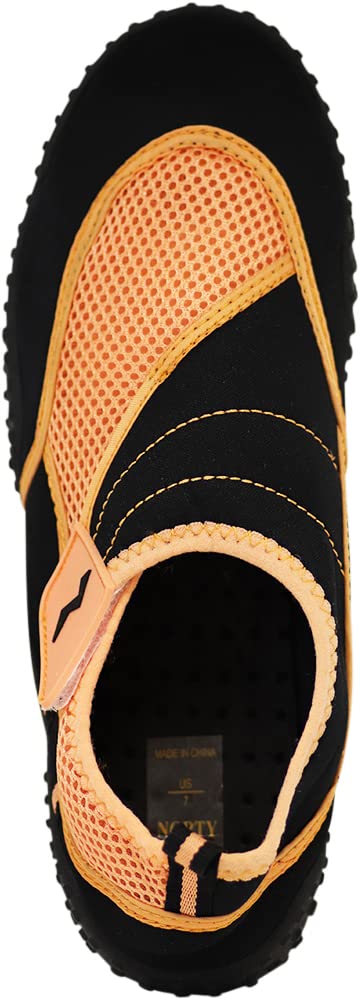 NORTY Wave Aqua Sock Water Shoes for Women - Quick-Dry Swim & Beach Shoes with Non-Slip Sole - Lightweight Aqua Socks for Swimming, Surfing, Yoga & Water Sports | Perfect for Pool, Beach & Outdoor Activities