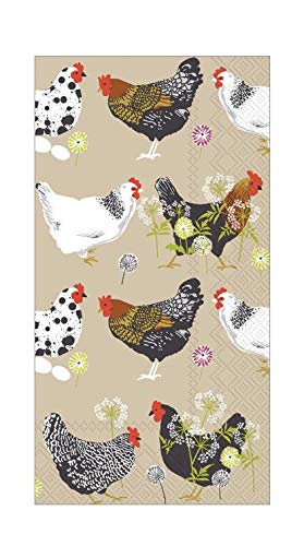 Farmhouse Style Decorative Paper Hand Towels - 32 Pack Disposable Guest Towels for Rustic Bathroom Decor, Wedding & Party Napkins - Perfect for Country Themed Events and Home Styling