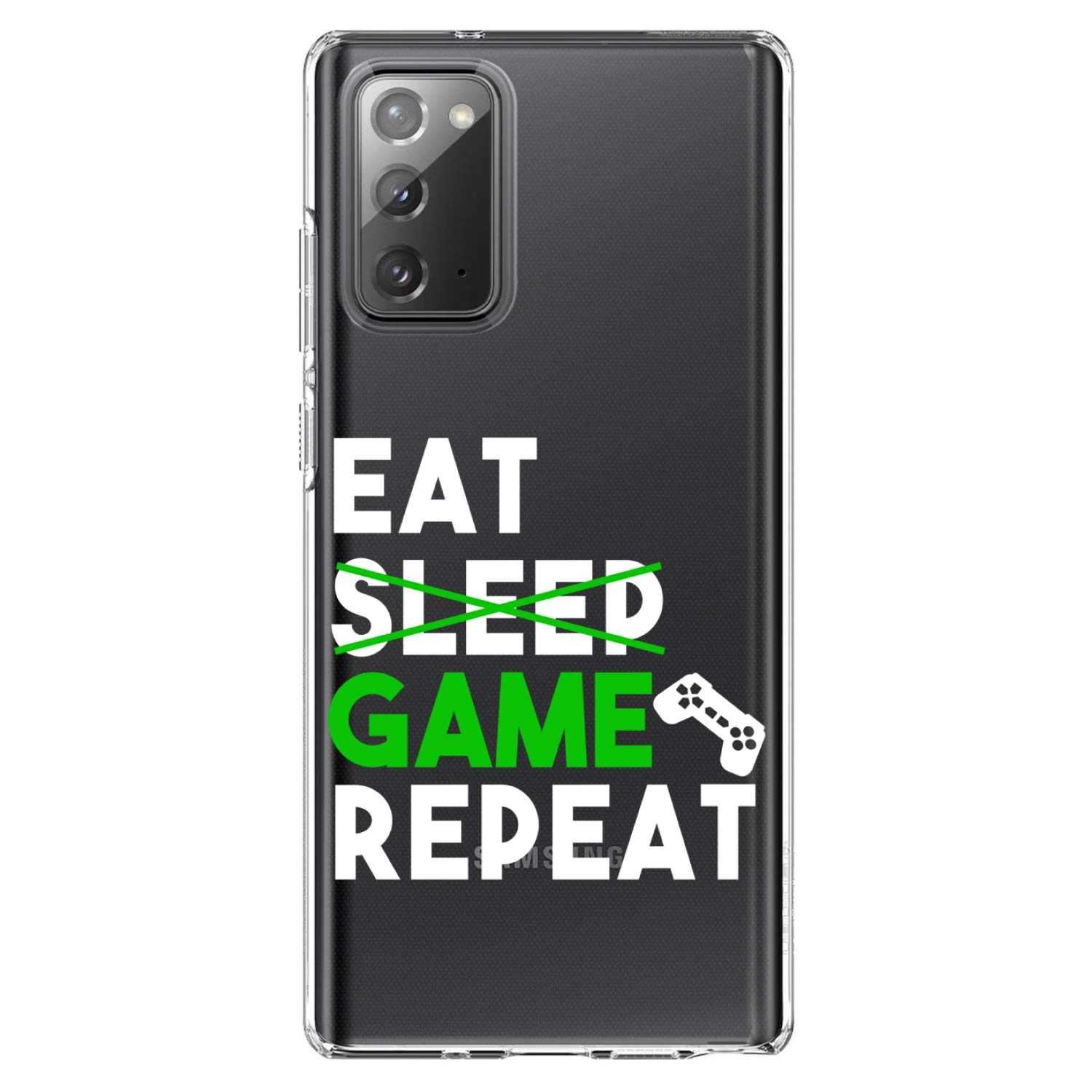 Premium Clear Shockproof Hybrid Case for Samsung Galaxy Note 20 (6.7 Inch) - TPU Bumper & Acrylic Back with Tempered Glass Screen Protector - Slim Protective Phone Cover for Gaming & Everyday Use - Ideal for Work, Travel and Outdoor Activities