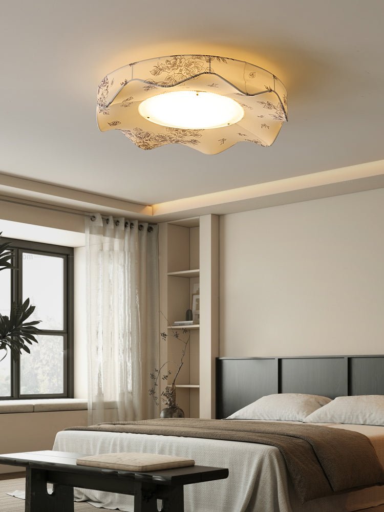 Marisca Modern Ceiling Light Fixture - Brushed Nickel Finish, Dimmable LED Chandelier for Living Room, Bedroom, Dining Room | Energy Efficient & Easy Installation