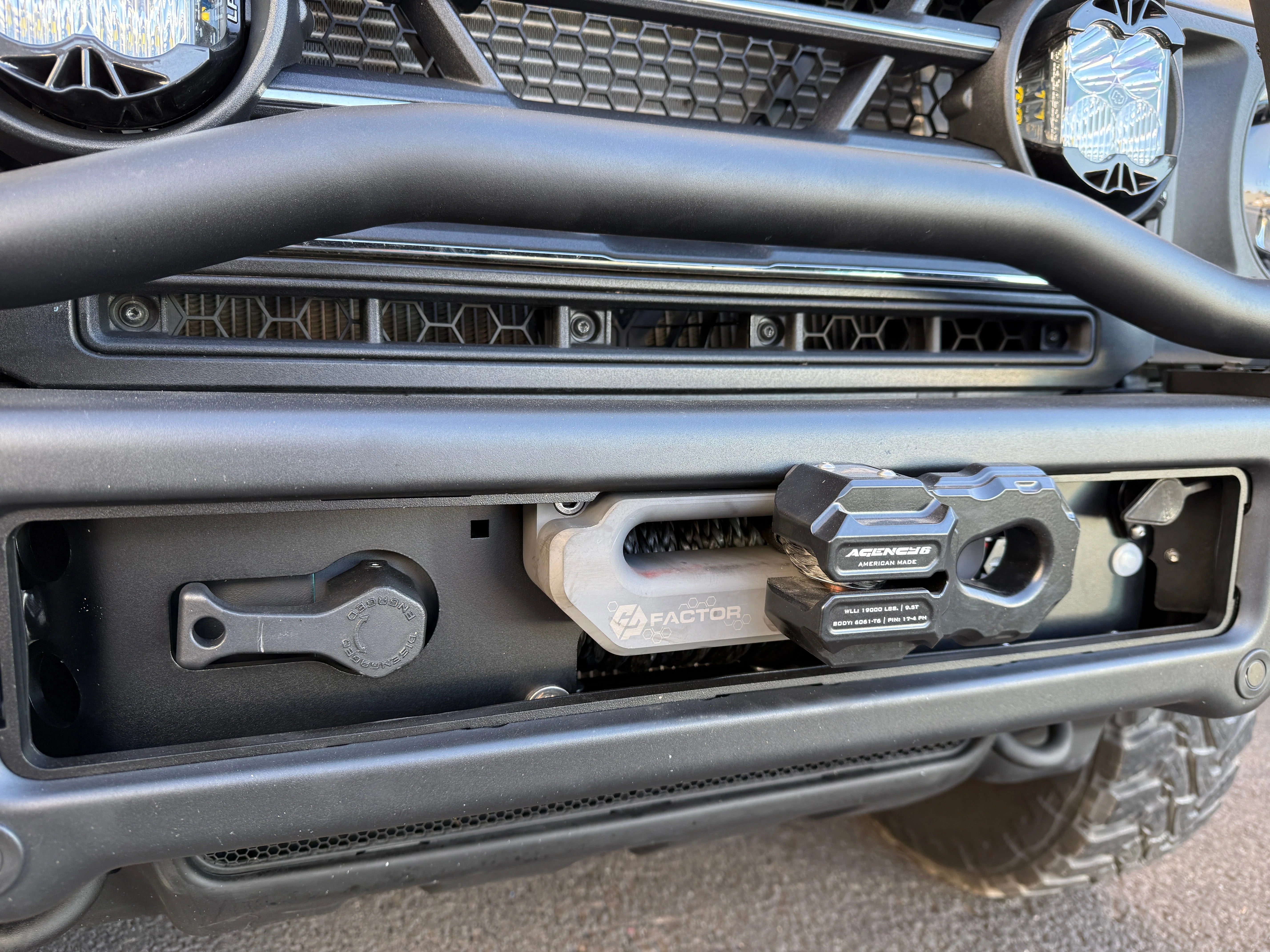 2023+ Ineos Grenadier 12.5K Hidden Winch Kit with Owl Design - Perfect for Off-Road Recovery & 4x4 Adventures