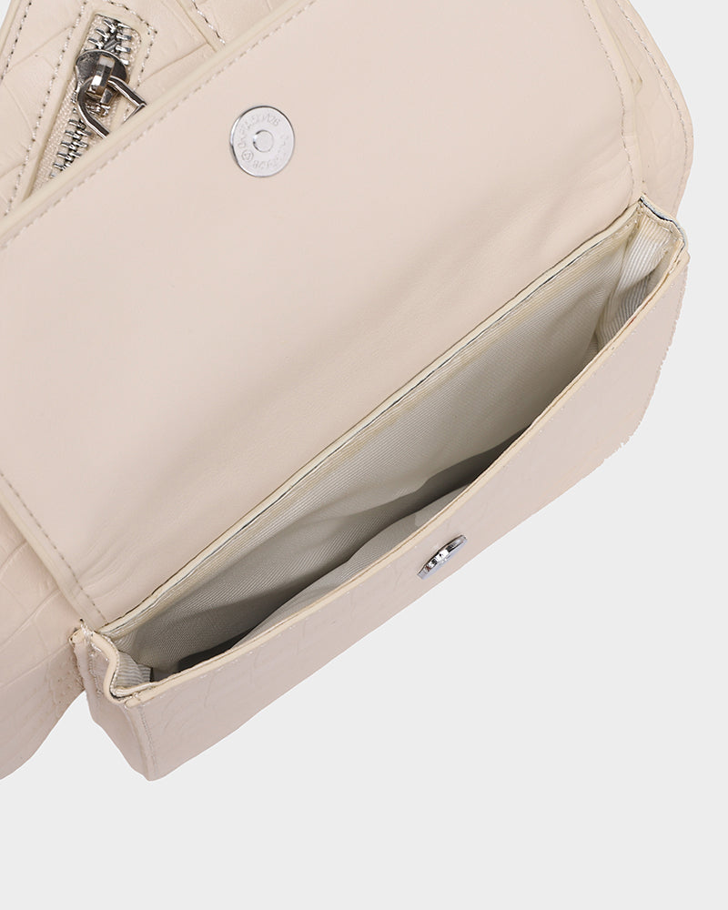 Blast Off Sling Bag - Cream White Crossbody Bag for Men & Women | Perfect for Travel, Hiking, and Everyday Use
