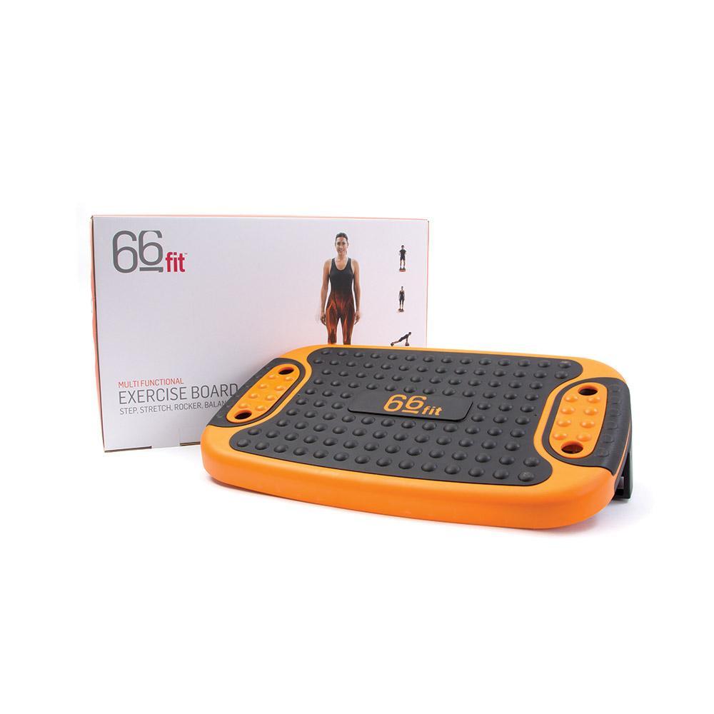 66Fit Multi-Functional Exercise Board - Core Workout, Balance Training & Home Gym Equipment for Full-Body Fitness | Perfect for Yoga, Pilates, and Strength Training at Home