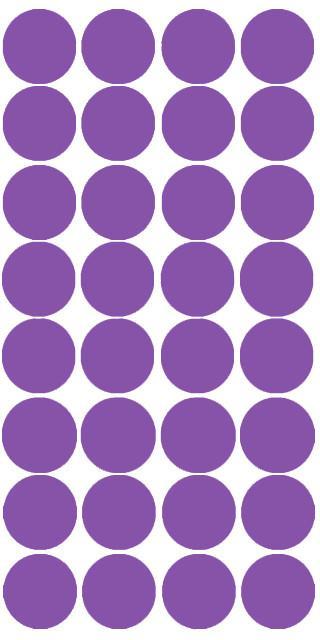 Lavender Purple Wall Decals - Removable Dots for Bedroom, Nursery & Kids Room Decor - Perfect for Home, Office & Dormitory Styling
