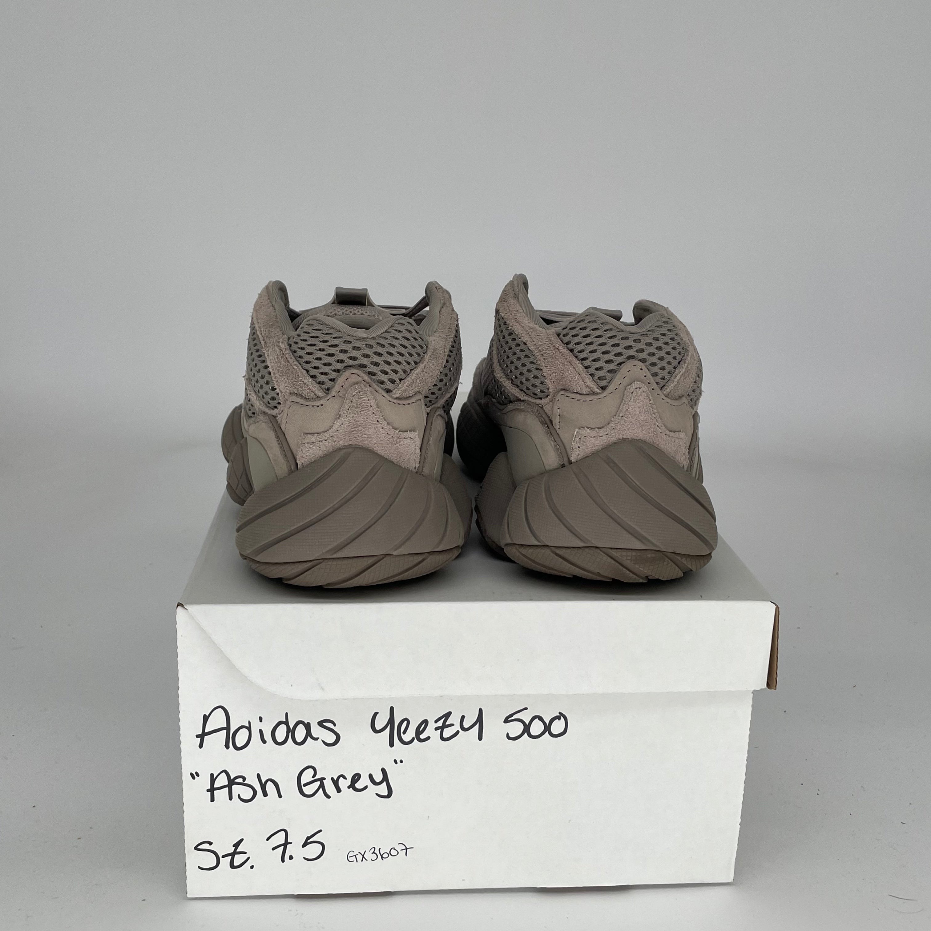 Adidas Yeezy 500 Ash Grey Sneakers - Men's Size 7.5 (GX3607) | Comfortable Running Shoes for Gym, Casual Wear & Street Style