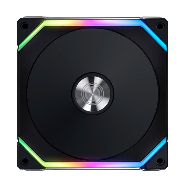 Lian Li UNI FAN SL120 V2 120mm RGB PWM PC Case Fan - Single Pack (Black/White) | High Airflow Cooling for Gaming PC Builds & Workstations