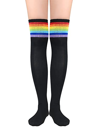 1 Pair Black Rainbow