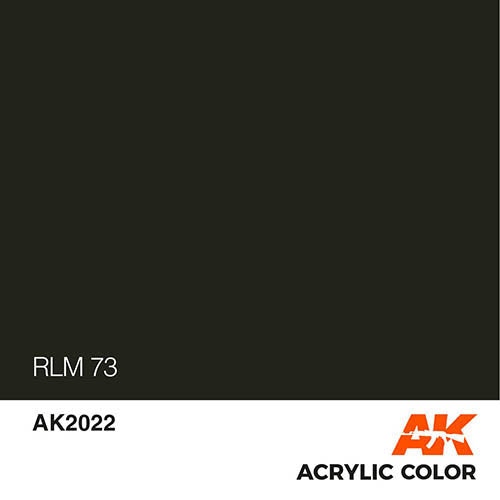 AK Interactive AK2022 Air Series RLM 73 Green (Grun) Acrylic Paint - 17mL Bottle for Scale Model Building, Aircraft & Military Miniatures - Perfect for Airbrushing & Detailed Painting