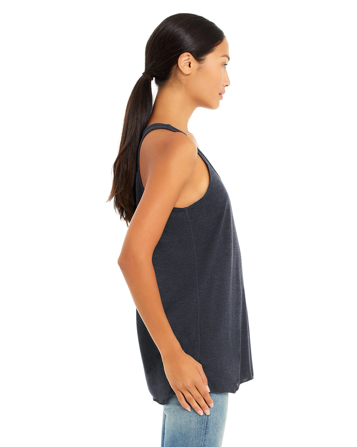 Bella + Canvas B8800 Women's Flowy Racerback Tank Top - Soft & Comfortable for Yoga, Gym & Casual Wear