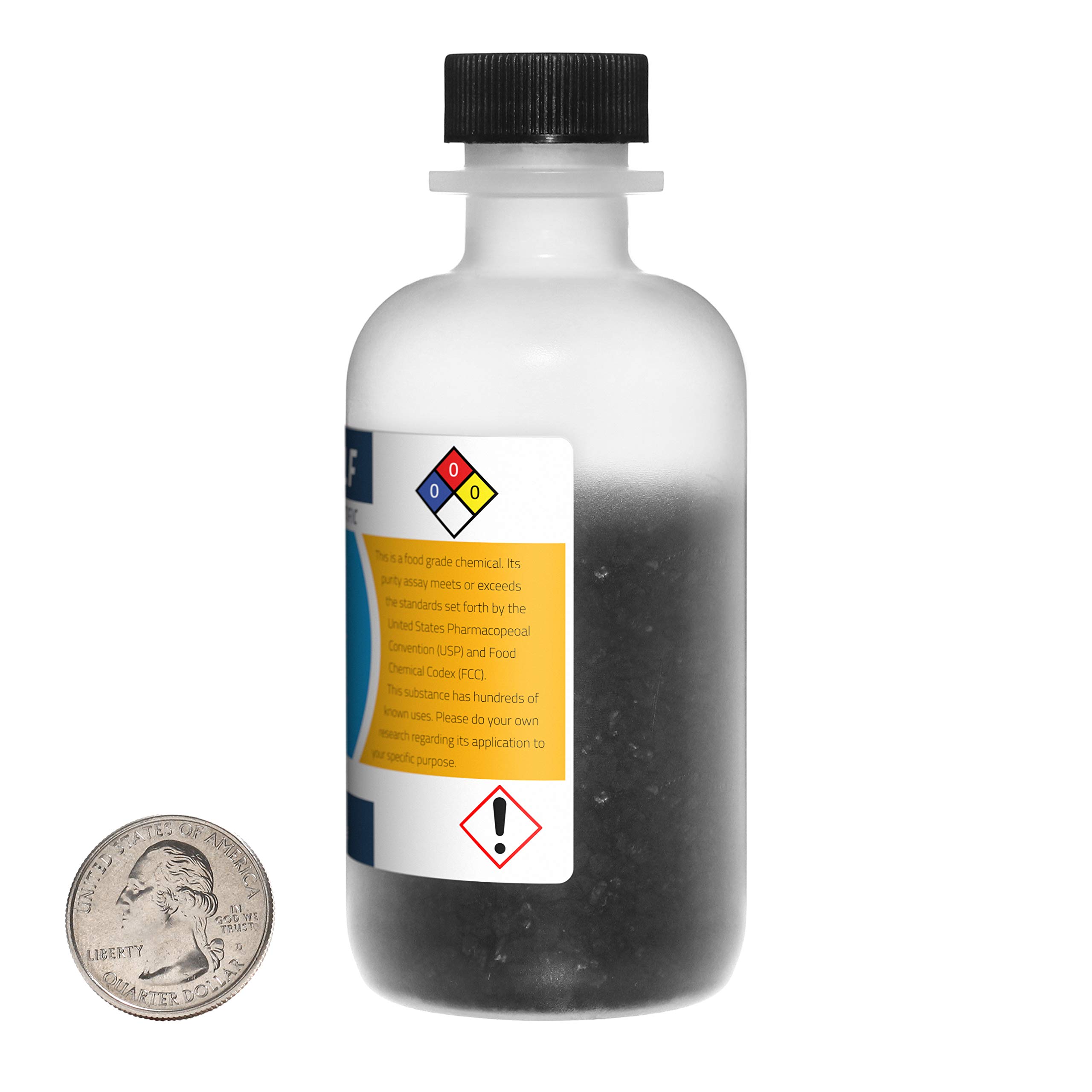 Premium Activated Charcoal Powder - 1 Pound (8 Bottles) | 100% Pure Food Grade Granulated | Detox, Teeth Whitening & Water Filtration