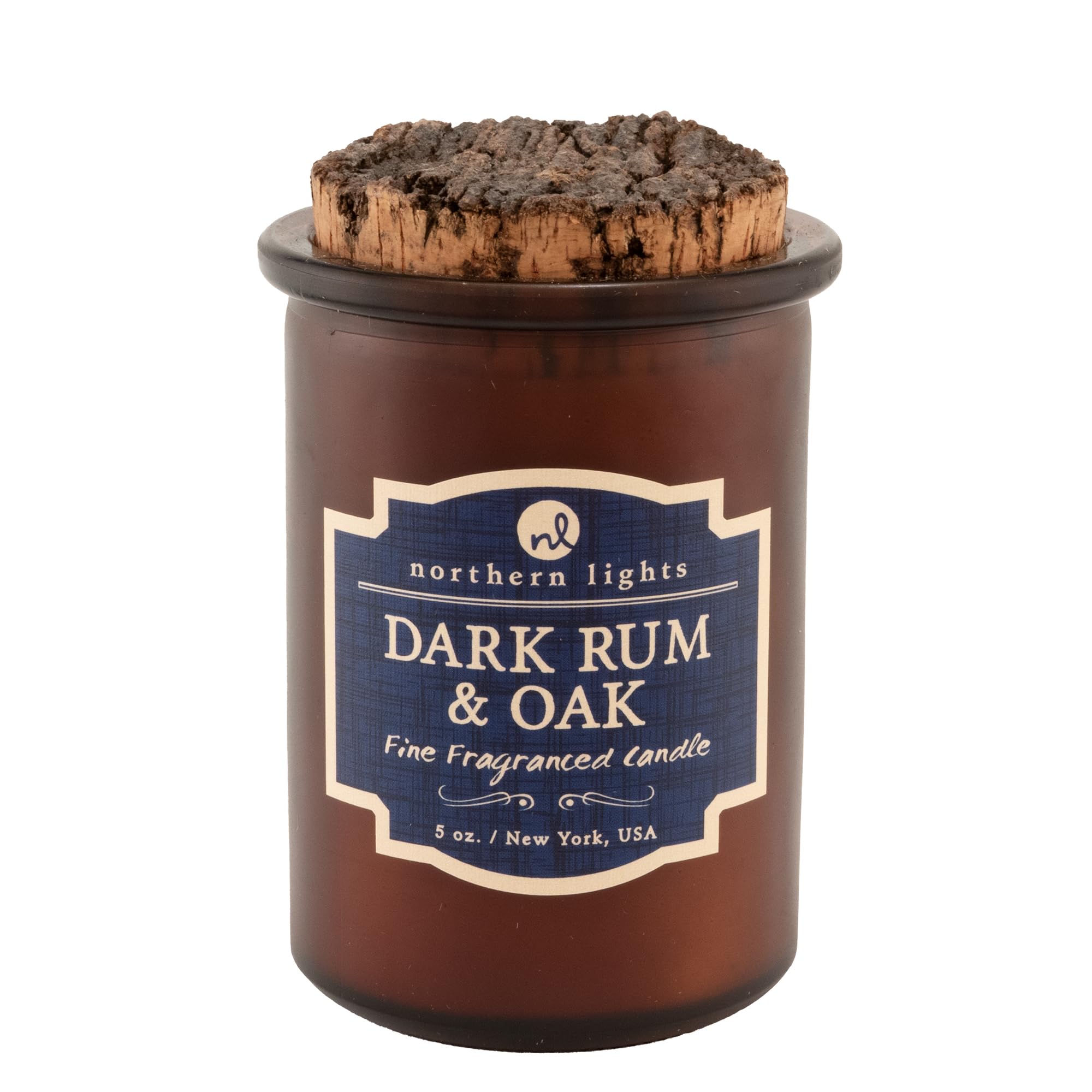 Northern Lights Candles - Dark Rum & Oak Scented Spirit Candles for Meditation, Relaxation & Home Decor - Premium Soy Wax Aromatherapy Candles for Cozy Evenings & Spiritual Practices