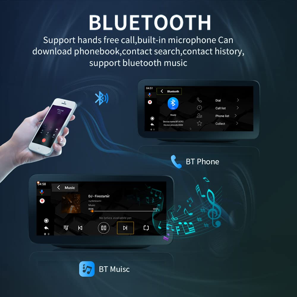 Wireless CarPlay Adapter for Cars with Wired CarPlay (2016+ Models) - Android 10.0 AI Box, 2GB RAM 32GB ROM, Wireless Mirror Link, Multimedia Player - Perfect for Commuting, Road Trips & In-Car Entertainment