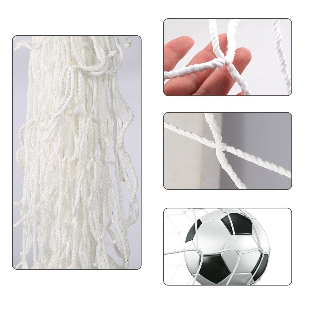 Premium Full Size Soccer Goal Net - Durable Replacement Football Net for Training & Matches - Perfect for Backyard, School, and Club Soccer Practice