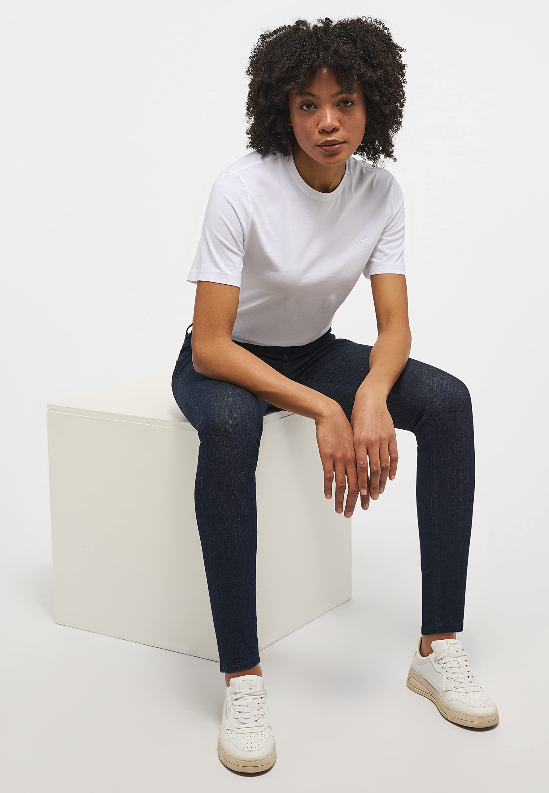 Mustang Women's Shelby Skinny Jeans - High Waist Stretch Denim Pants for Casual Wear & Night Out