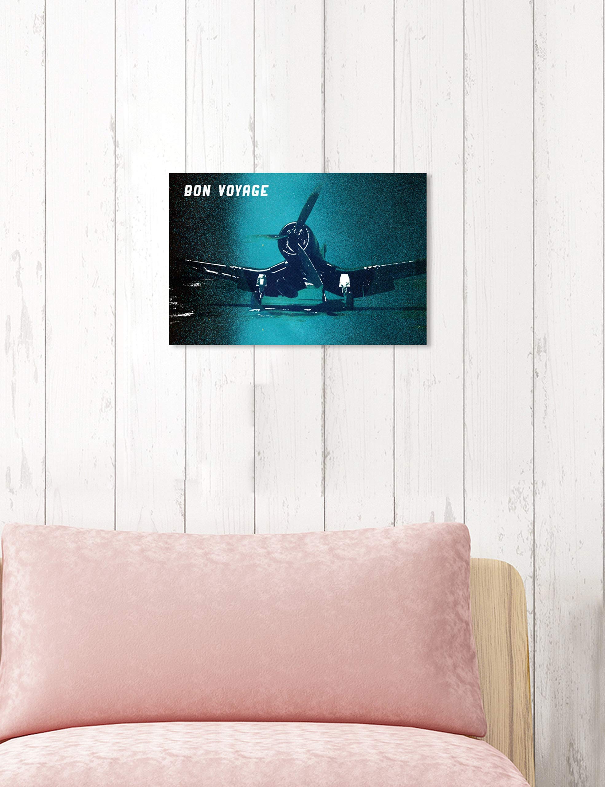 Bon Voyage Transportation Wall Art Canvas Print - 15