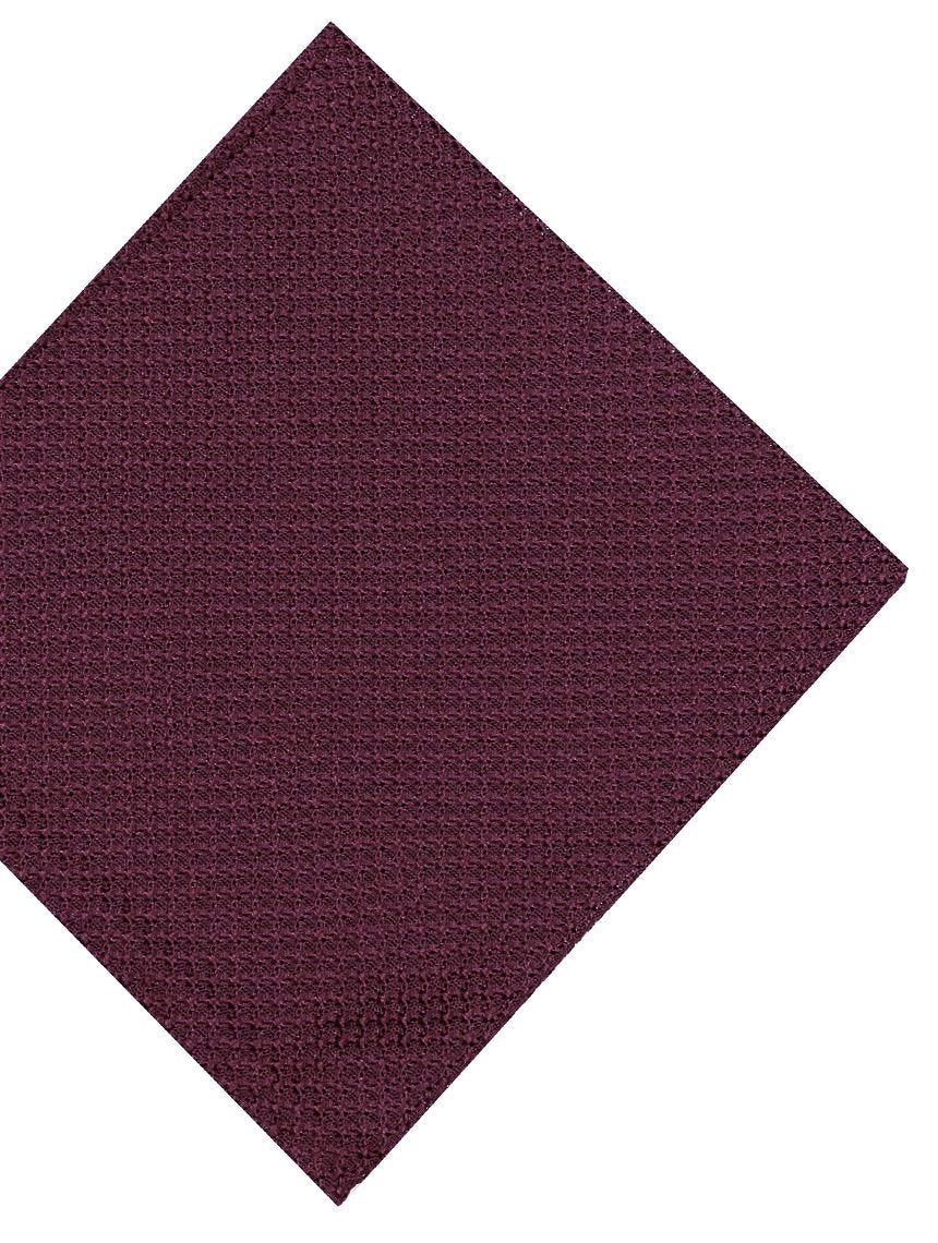 DÉCLIC Grenadine Hanky - Stylish Wine Red Handkerchief for Men & Women - Perfect for Weddings, Parties, and Formal Occasions
