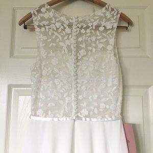 BHLDN Jenny Yoo Winslet Wedding Gown - Elegant A-Line Lace Bridal Dress for Bride, Perfect for Church Ceremony & Beach Weddings
