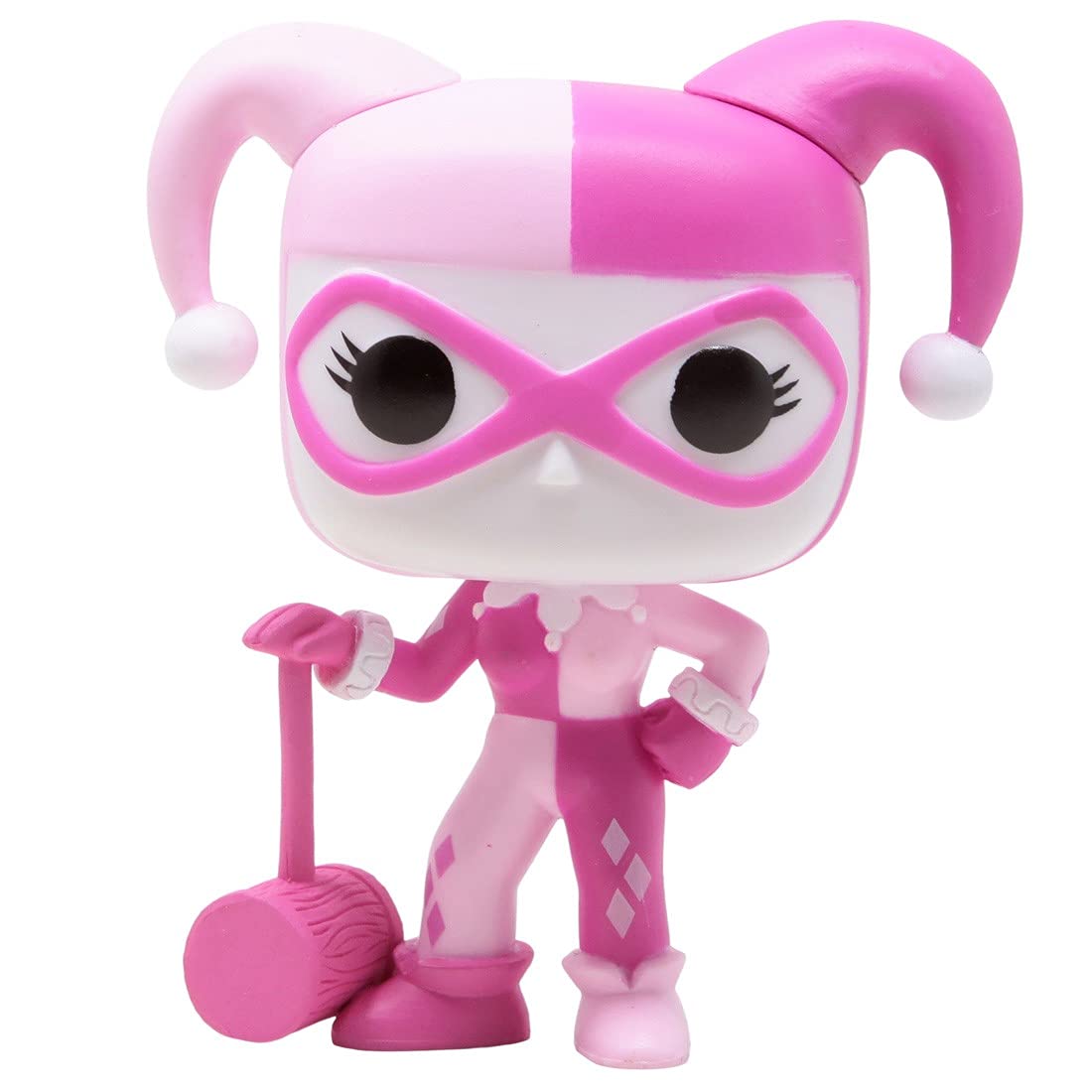 Harley Quinn Funko Pop! Vinyl Figure - Breast Cancer Awareness Edition (3.75 Inch) with Pop Protector Case | Collectible DC Comics Character Doll | Perfect for Display, Gifts & Comic Conventions