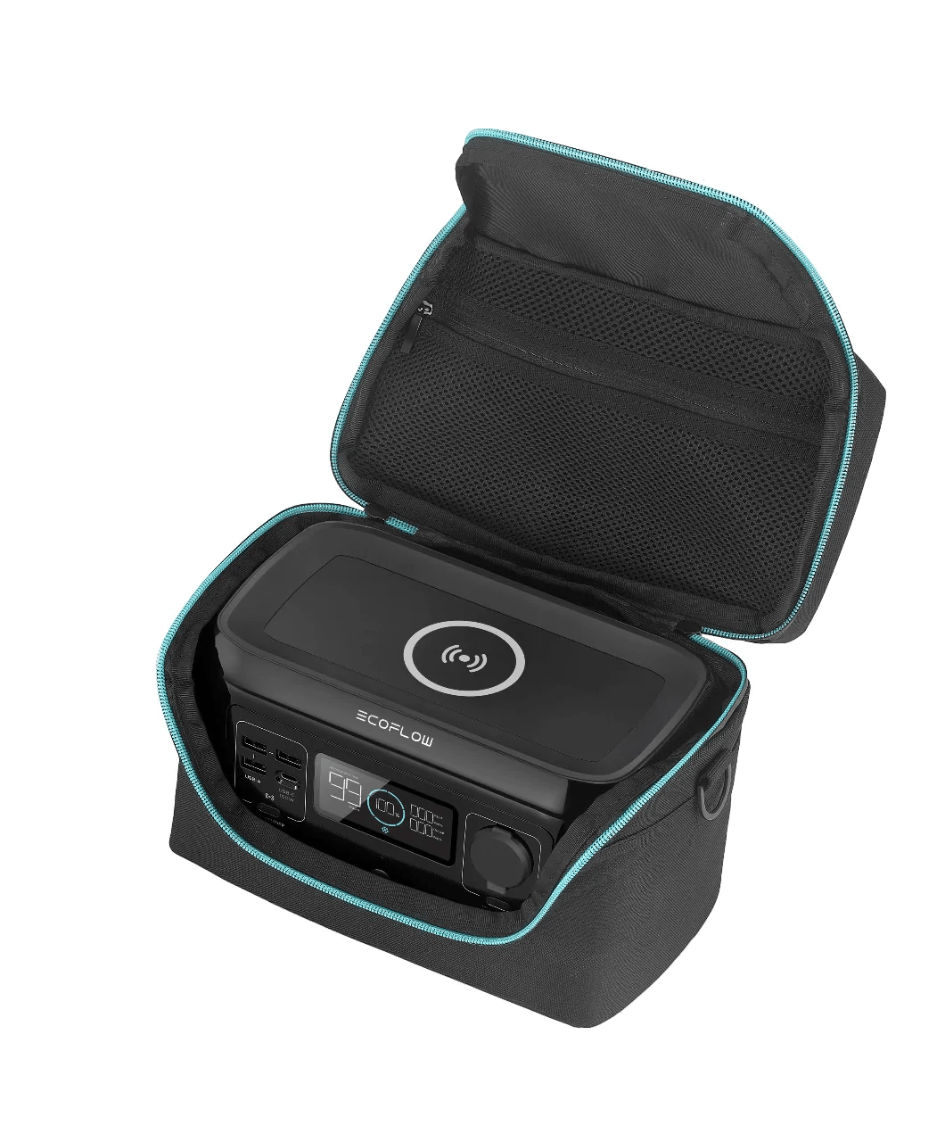 EcoFlow RIVER Mini Portable Power Station Bag - Waterproof Carrying Case for Outdoor Camping, Travel & Emergency Power Supply