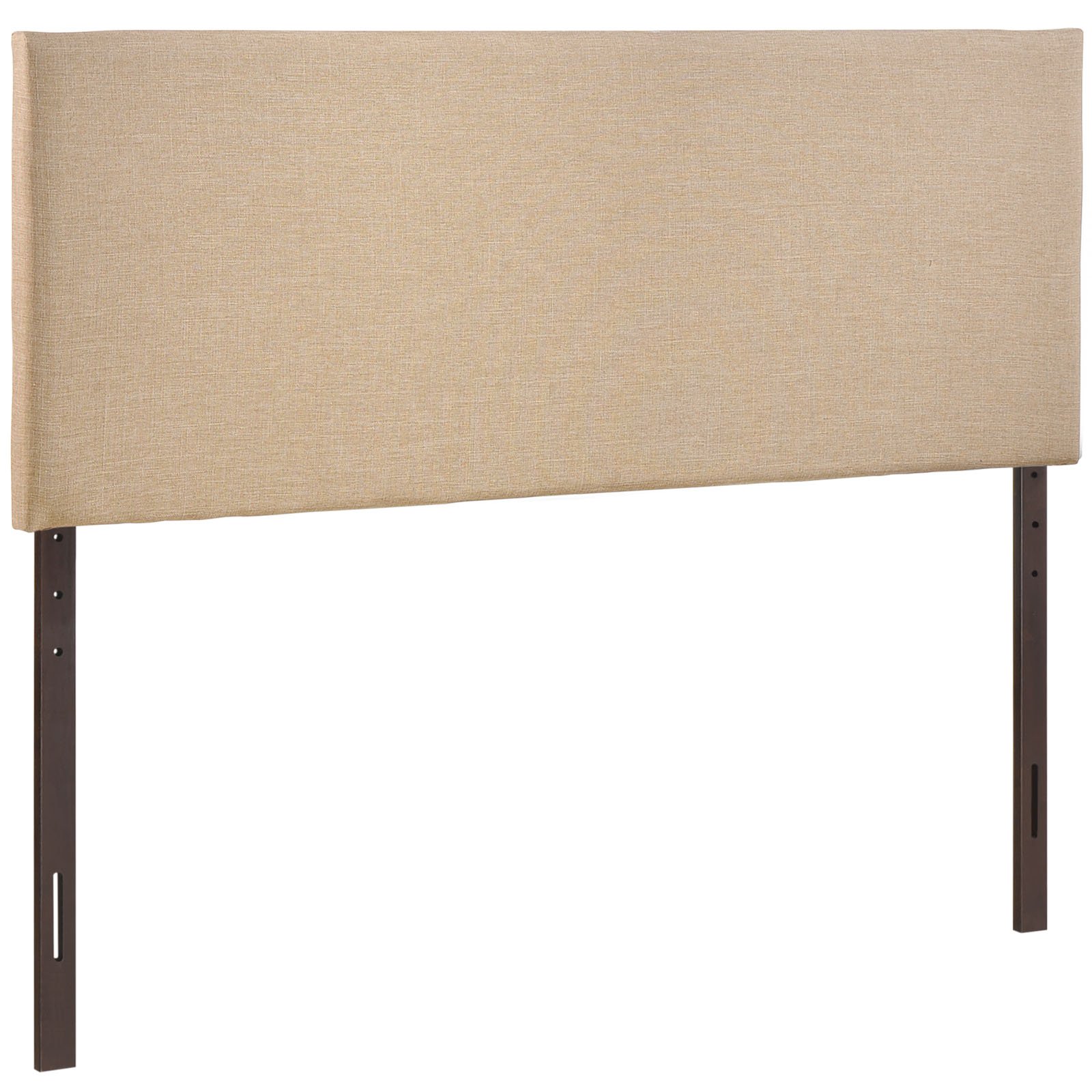 Modern Contemporary Queen Size Upholstered Fabric Headboard in Beige - Perfect for Bedroom Decor, Master Suite Upgrade & Cozy Home Makeover