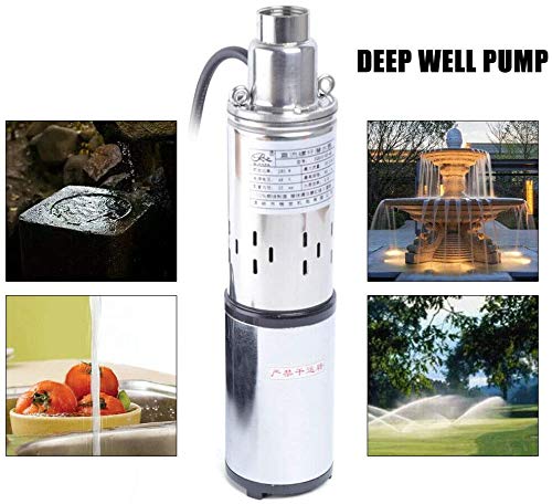 48V 280W Solar Water Pump Kit with MPPT Controller - Submersible Deep Well Pump for Irrigation, Livestock Watering & Off-Grid Homes | Inch Solar Powered Water Pump System