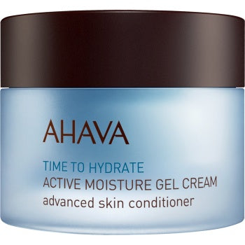 Ahava Active Moisture Gel Cream 1.7 oz - Hydrating Face Moisturizer for Dry Skin, Lightweight Gel Formula with Dead Sea Minerals - Perfect for Daily Skincare Routine & Travel Size