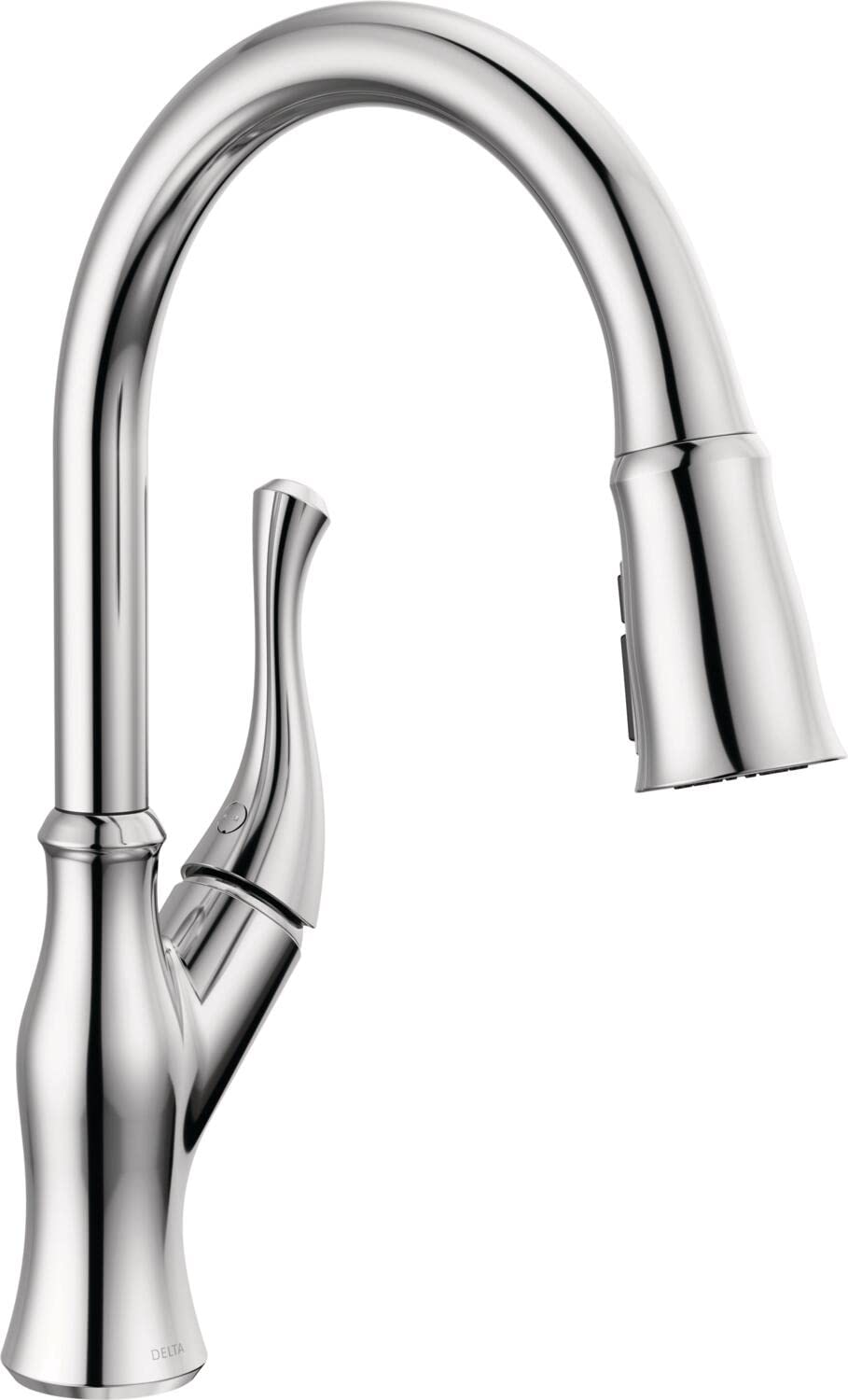 Delta Ophelia Pull Down Kitchen Faucet in Chrome - Magnetic Docking Spray Head, Single Handle High Arc Design for Modern Kitchens | Perfect for Washing Dishes, Filling Pots & Daily Cooking Tasks