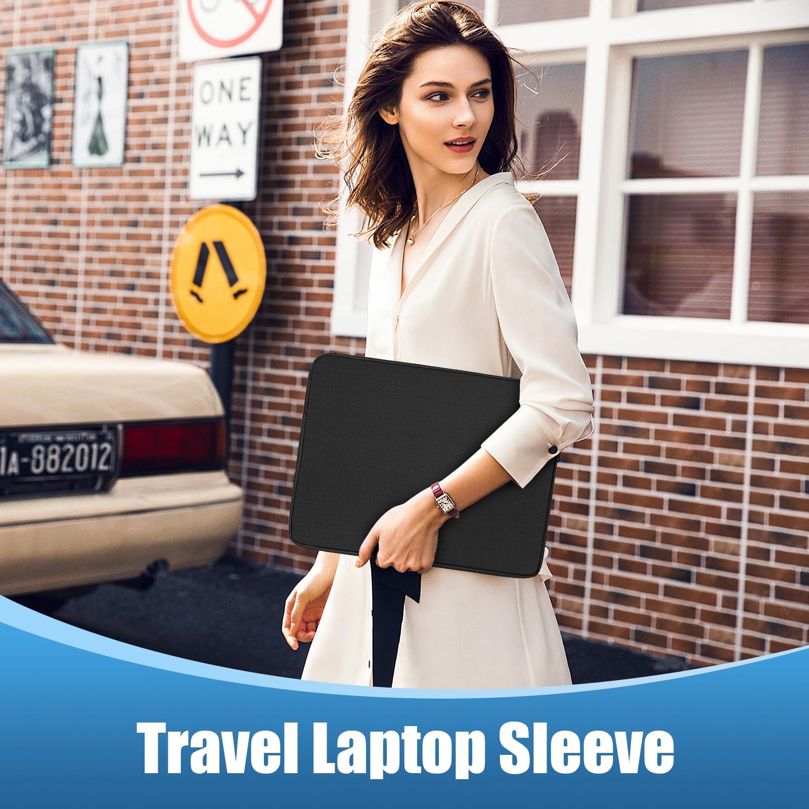 **Ctemnpho 18.5 Inch Laptop Sleeve Case - Portable Zippered Protective Cover for 18.5