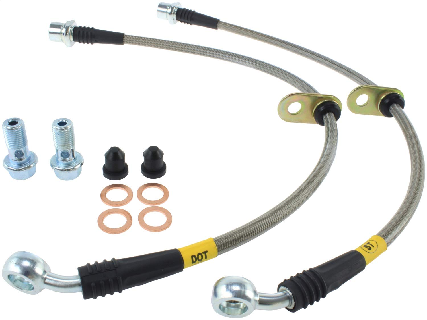 Centric Parts Brake Hydraulic Hose 950.44508 - High Performance Replacement Hose for Smooth Braking | Perfect for Trucks, SUVs, and Off-Road Vehicles
