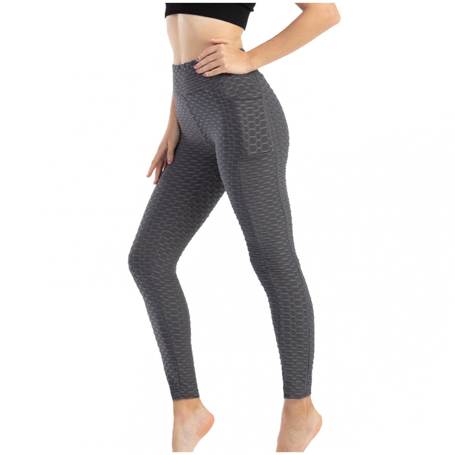 High Waist Tummy Control Leggings for Women - Yoga Pants with Pockets, Workout Activewear, Gym Running Exercise Skinny Pants | Perfect for Yoga, Gym, Running & Everyday Wear
