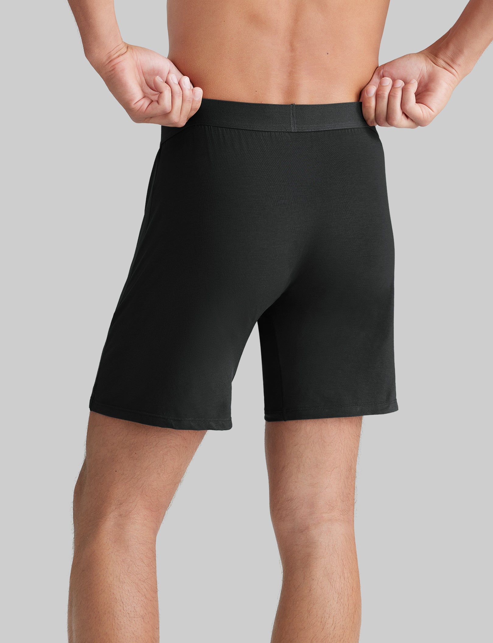 Breathable Cotton Relaxed Fit Boxer Briefs - 6 Pack for Men | Soft & Comfortable Underwear for Everyday Wear, Workout & Sleep