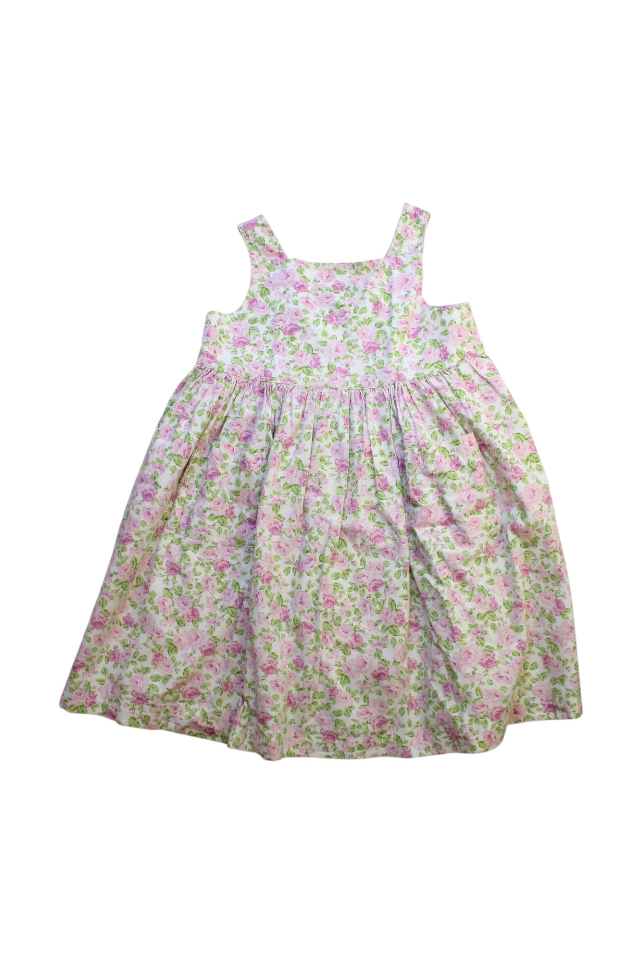 Angelina Floral Dress for Girls Size 5T - Elegant Floral Print Summer Dress for Toddler Girls, Perfect for Birthday Parties, Family Gatherings & Outdoor Activities