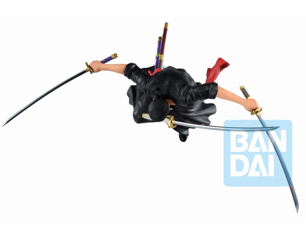 Bandai Ichibansho One Piece Wano Country Third Act Roronoa Zoro Anime Figure Statue - Collectible Action Figure for Anime Fans, Home Decor, and Gift for One Piece Lovers