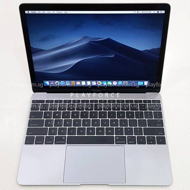 2017 Apple MacBook 12-inch Laptop - 256GB SSD, Intel Core M3, Retina Display (Space Gray) - Perfect for Students, Business Professionals & Travel Use