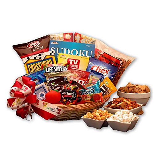 Thoughtful Get Well Soon Gift Basket for Men - Sympathy Care Package with Snacks & Comfort Items - Perfect for Hospital Recovery, Surgery, or Illness
